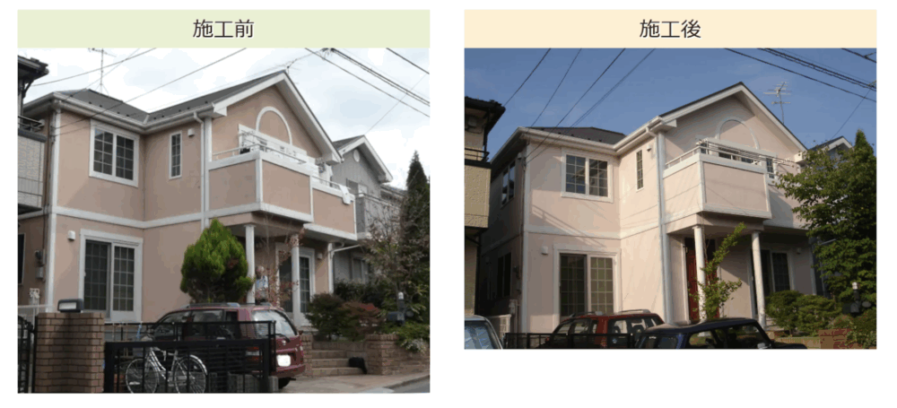 柏市の外壁屋根塗装工事では、以下のような施工が行われました。
