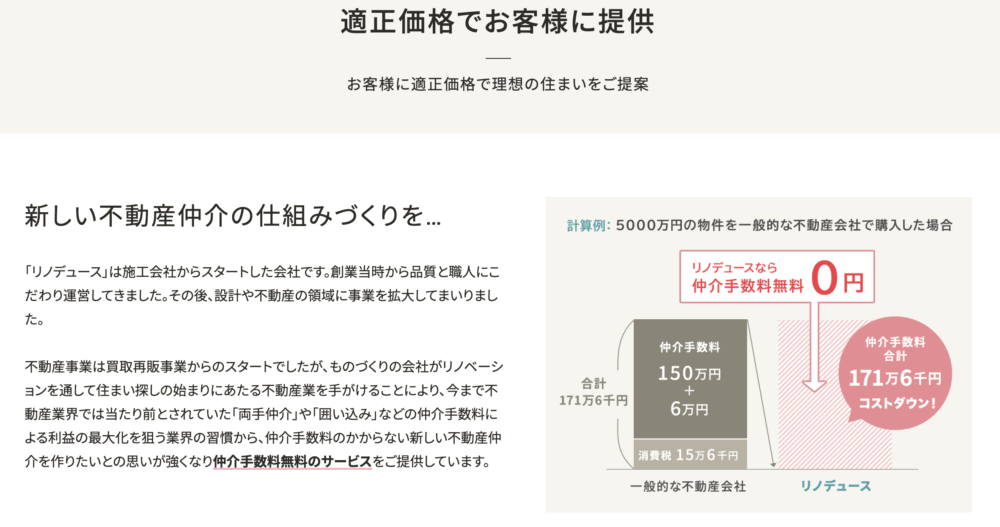 2. 中古物件購入の仲介手数料が無料
