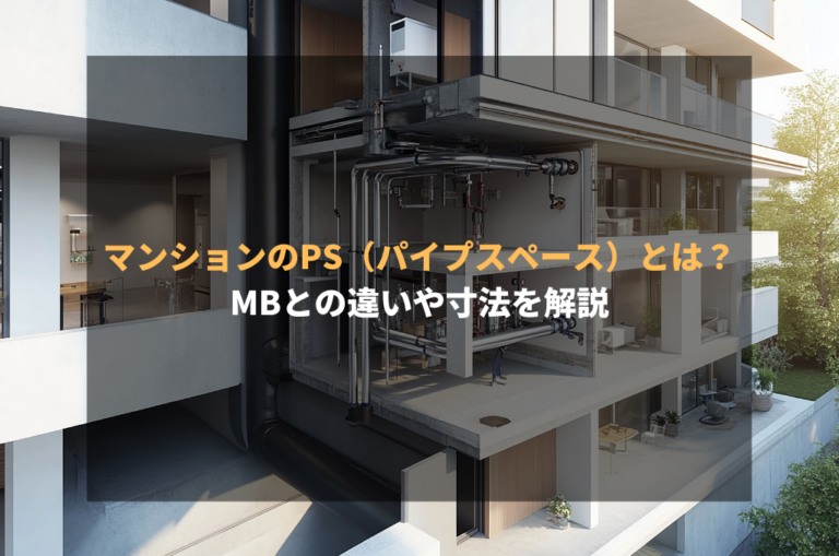 マンションのPS（パイプスペース）とは？MBとの違いや寸法を解説