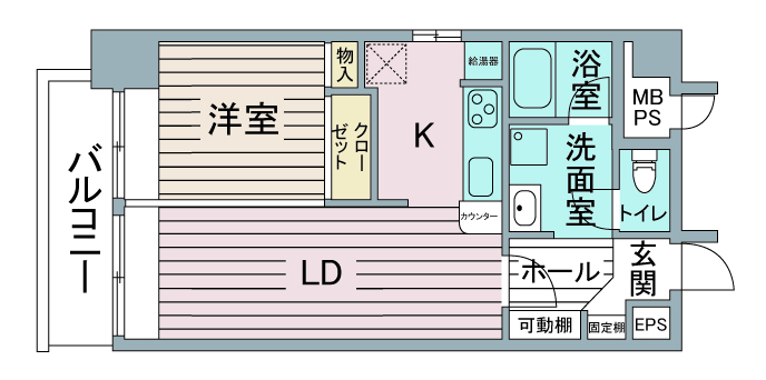 間取り図：リノベーション後