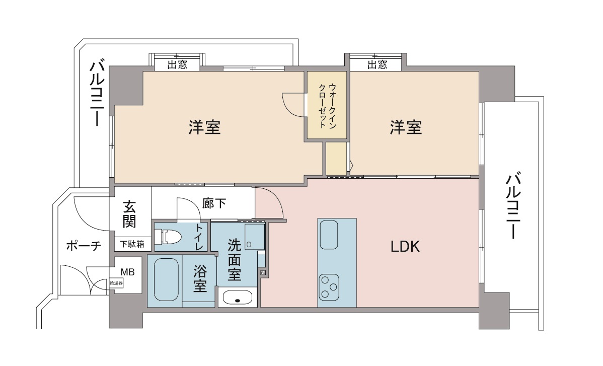 間取り図：リノベーション前