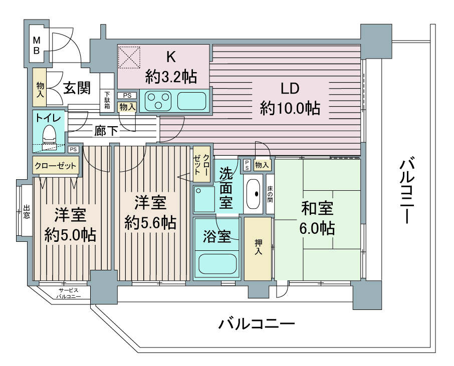 間取り図：リノベーション前