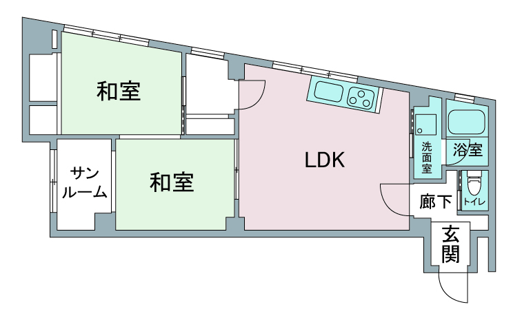 間取り図：リノベーション前